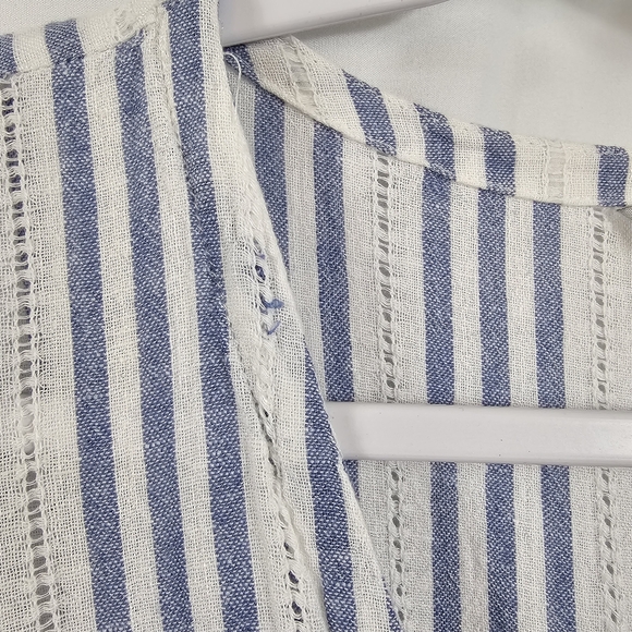 Rails Tara Dress In Blue Catalina Stripe - Size XL - Picture 10 of 11